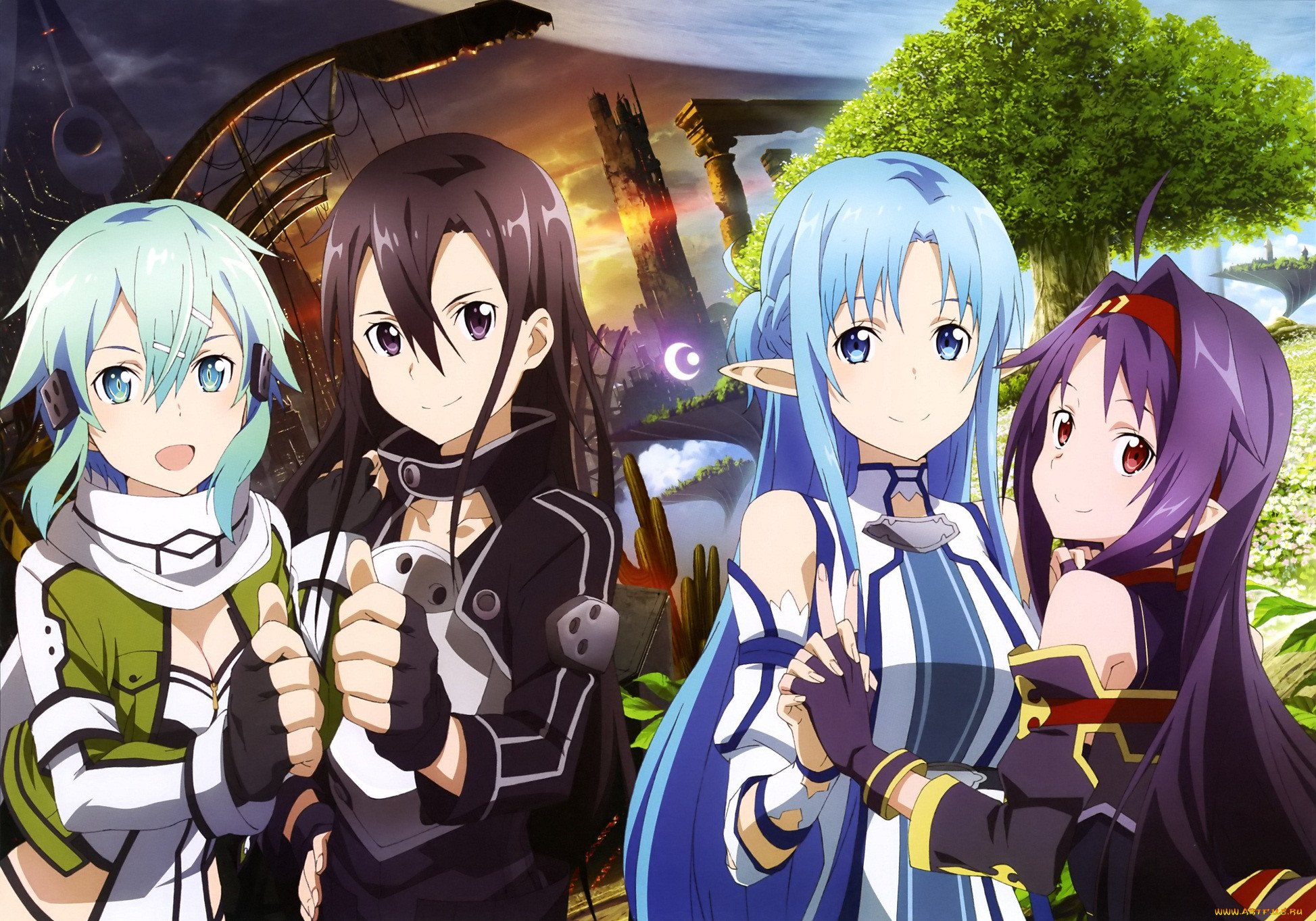 , sword art online, , 